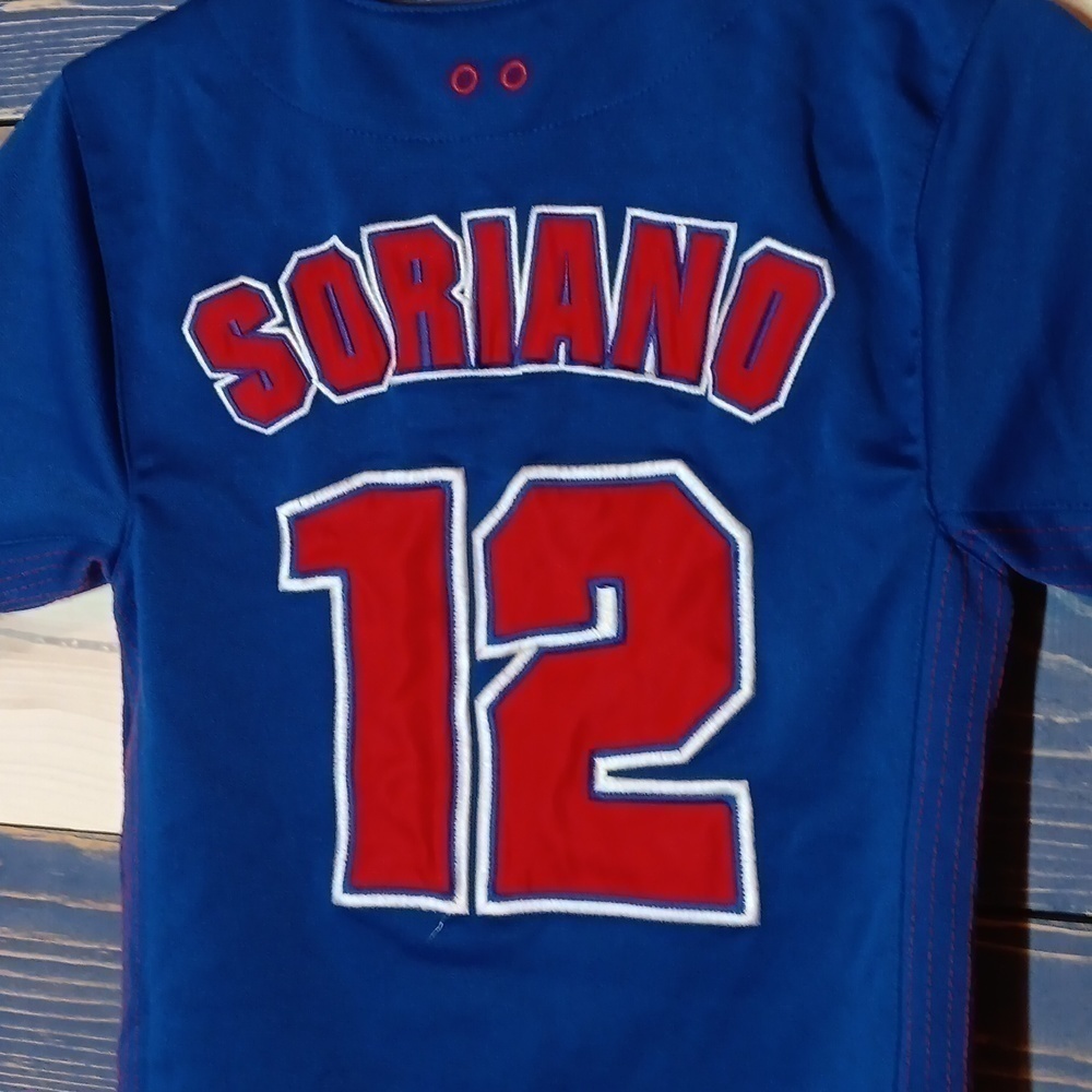 Alfonso Soriano Cubs Jersey MLB True Fans Series M - Picture 7 of 8